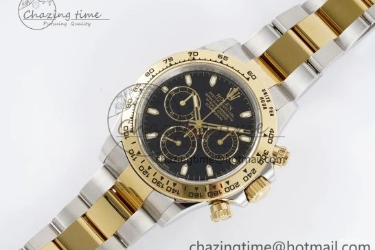 MiroTime 0502 Daytona 116503 Clean 1:1 Best Edition Black Dial on SS YG Bracelet SA4130 V SmartChoice 2084